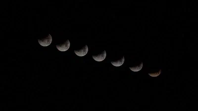 Crimson Shadow: Total Lunar Eclipse Phase Sequence featured image