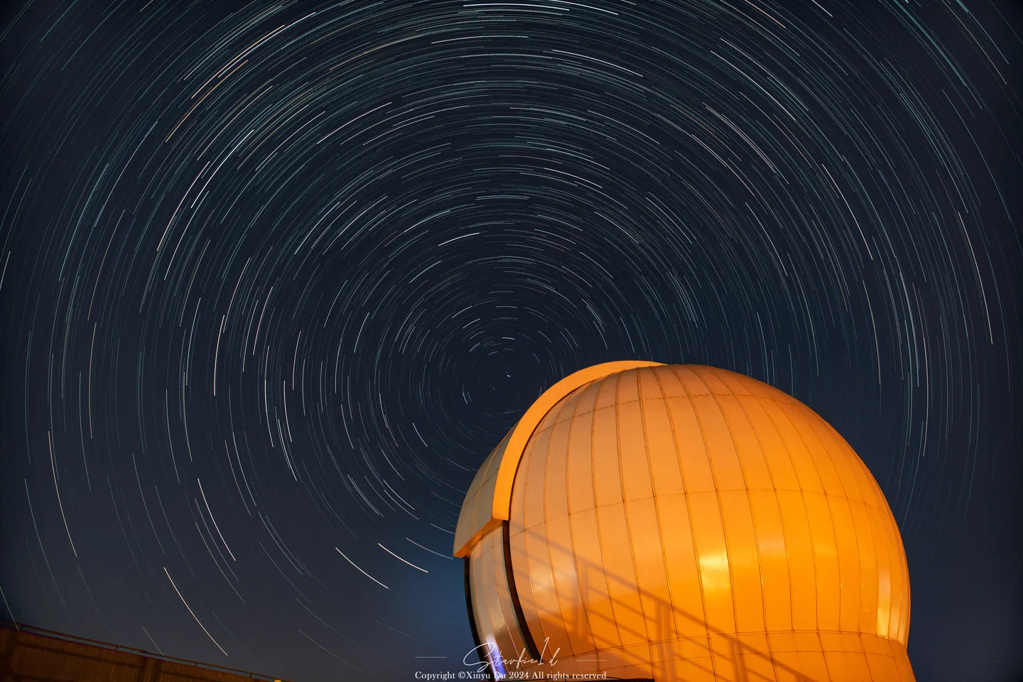 Star Trails over Zuo Dijiang Observatory